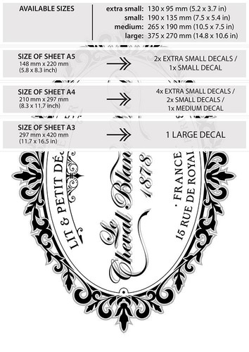WATER DECAL: Hotel Cheval Blanc French Advert (Furniture Print Transfer) #042 - Picture 4 of 4