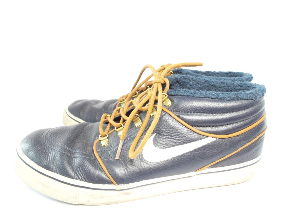 Nike Zoom SB Stefan Janoski mens mid skate shoes dark obsidian birch size 10.5