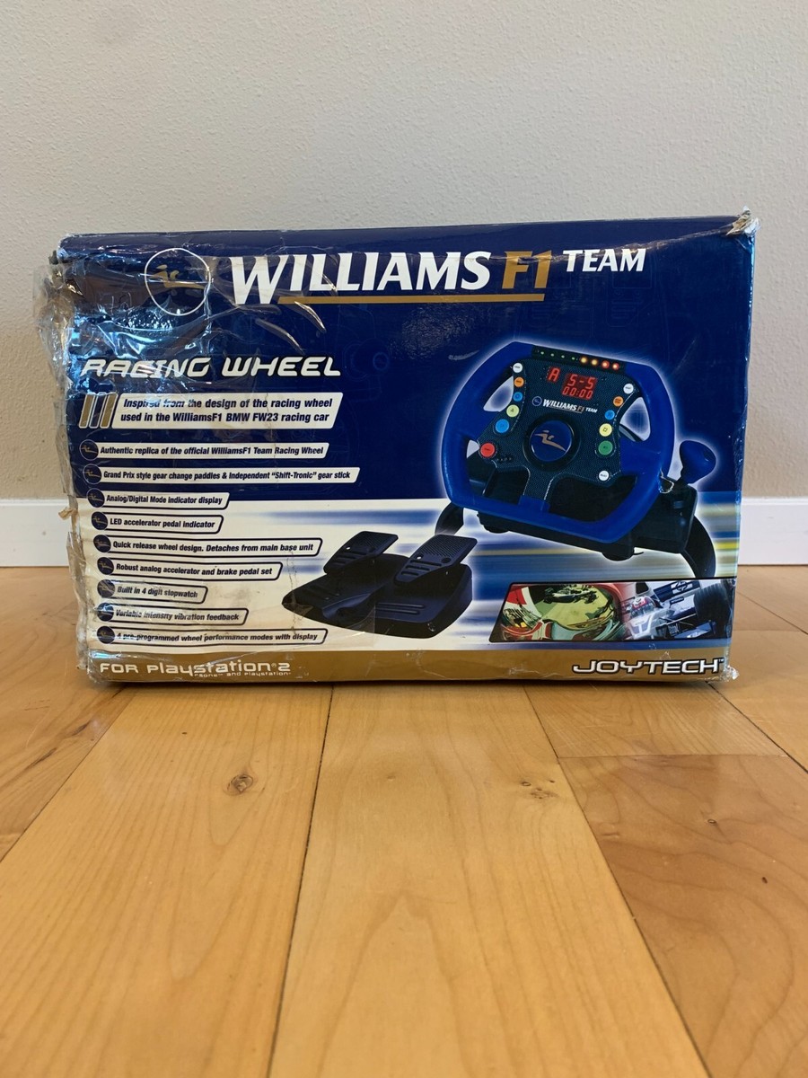 その他 WILlIAMSF1RACING WHEEL JoyTech Williams F1 PS2 Racing Wheel & pedals JS-507 | eBay