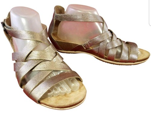 dansko sandals silver