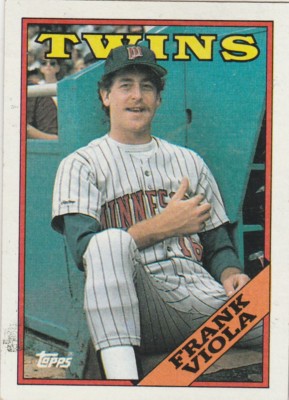 FREE SHIPPING-MINT-1988 Topps Minnesota Twins  #625 Frank Viola-4