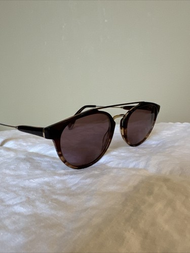 Vintage Brown And Gold William Morris Sunglasses