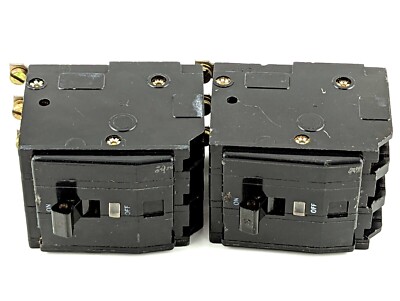 Square D QOB315 Miniature Circuit Breaker, 120/240VAC, 15A ( Lot of 2 )