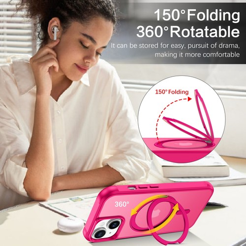Funda para iPhone 16/15/14/13/12/11 Pro Max pesada a prueba de golpes con soporte magnético cubierta - Imagen 572 de 751