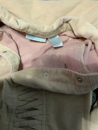 JLO Jennifer Lopez Corduroy Jumpsuit Women Size XL - 第 6/18 張圖片