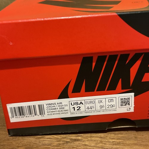 Nike Women's Jordan 1 Retro High OG Seafoam Sneakers Shoes CD0461-002 Size 12W - Picture 6 of 10