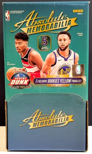 2019-20 Panini Absolute Memorabilia Basketball Gravity Feed Box 48 Packs