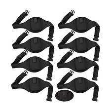 8 Pack Mic Belt with Anti Dropping Strap, Neoprene Microphone Carrier Pouch A...