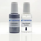 Touch Up Paint Pen Set For HONDA MOTORCYCLE YR-325M PYRITE BROWN 20ml + Clear Coat 20ml