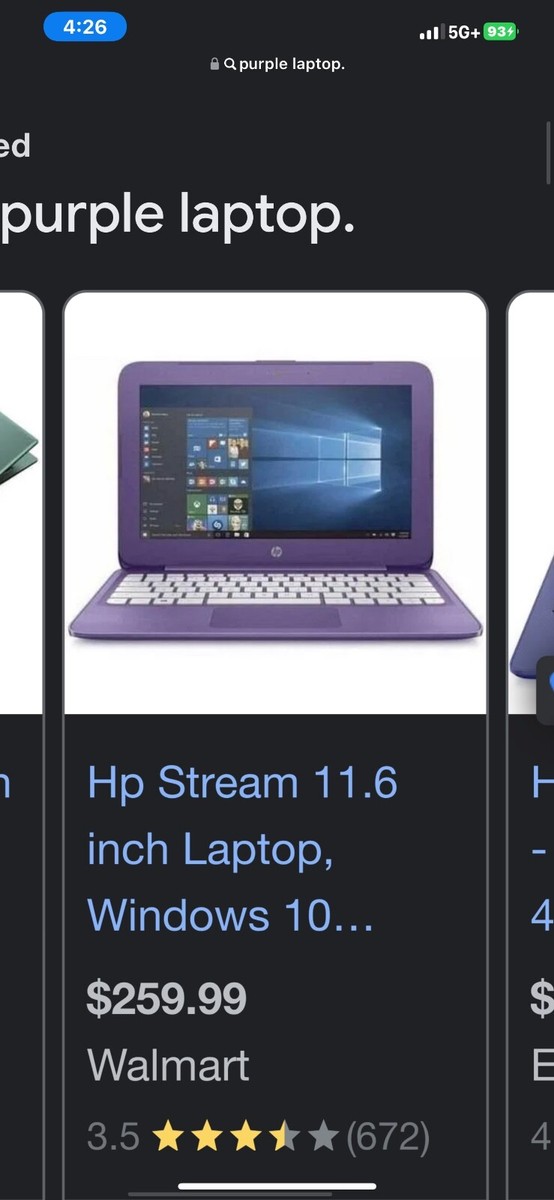 HP Stream 11-d011wm 11.6in. (32GB, Intel Celeron N, 2.16GHz, 2GB