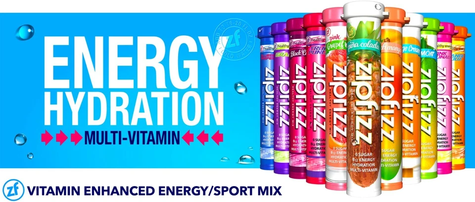 Mezcla de bebidas energéticas saludables Zipfizz, 30 tubos - ¡ENVÍO GRATUITO! Foto 2 de 4
