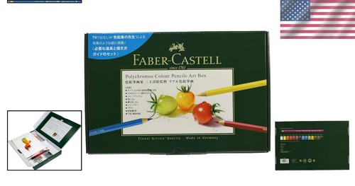 High Purity Polychromos Colored Pencils Set - 14 Vibrant Colors with Accessories - Picture 2 of 10