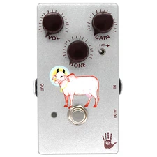 Mojo Hand FX Limited Edition Sacred Cow Professional Silver Mod Overdrive Pedal