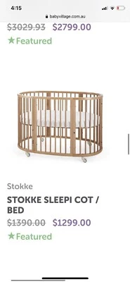 stokke cot gumtree