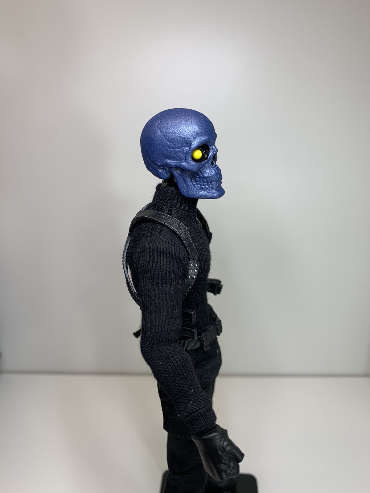 Mezco One:12 Collective– Black Skulls Death Brigade- Custom Head