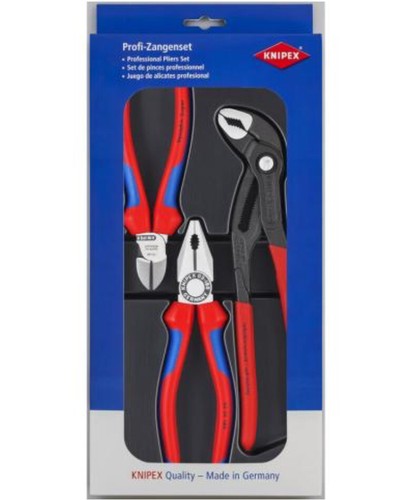JUEGO KNIPEX #00 20 09 V01 3 PIEZAS BEST SELLERS - COMBO/DIAGONAL/COBRA - Imagen 2 de 2
