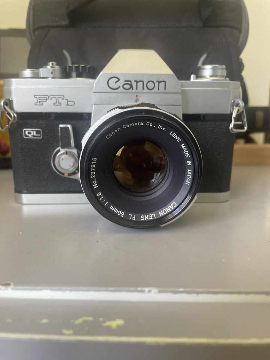 Canon FTb QL 35mm SLR Film Camera with 50mm F/1.8 Fast Prime Canon FTb QL 35mm SLR Film Camera with 50mm F/1.8 Fast Prime