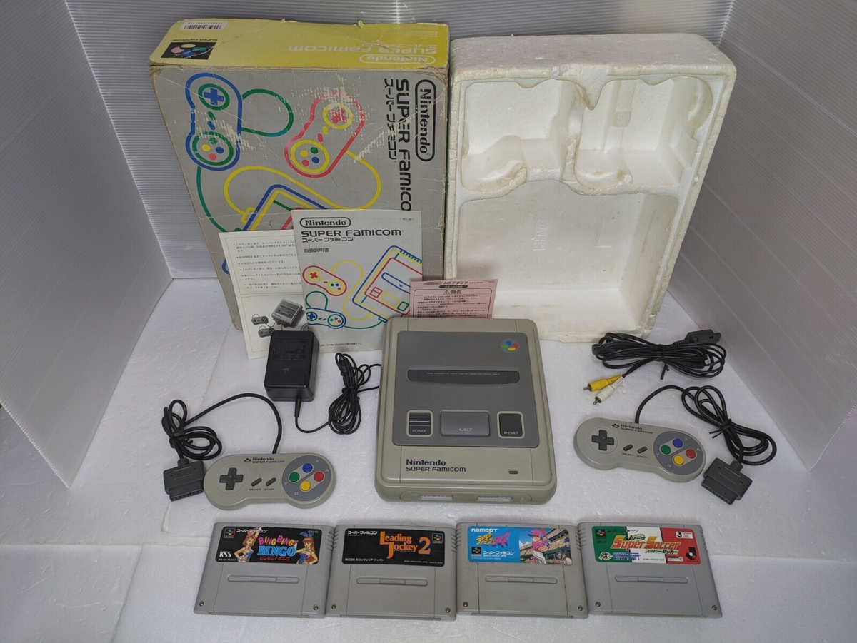 Nintendo Super Famicom Console SNES SFC Japan Box Manual Tested | eBay