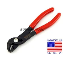 Wilde Tool 6 in. Angle Nose Slip Joint Pliers 3 Position MADE IN USA G251.B