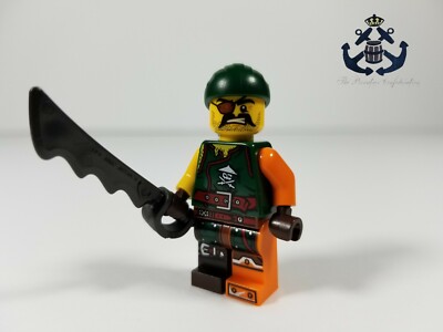 Lego Minifigure Ninjago Skybound Sqiffy njo203 w/ Pirate Cutlass