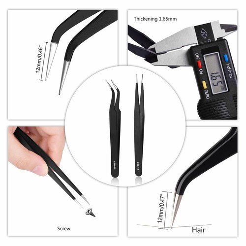 Juego de 25 piezas de herramientas de reparación profesional para tabletas iPhone teléfonos celulares computadoras - Imagen 4 de 8