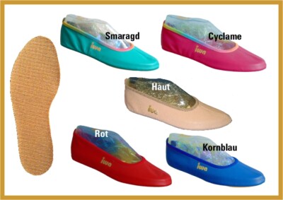 IWA 600 600C aus Leder Gymnastikschuh Turnschuh Ballett Tanz Haus Bühne Schuhe