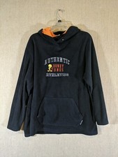 Authentic Looney Tunes Athletics XL Hoodie Navy Tweety Bird Orange Polyester