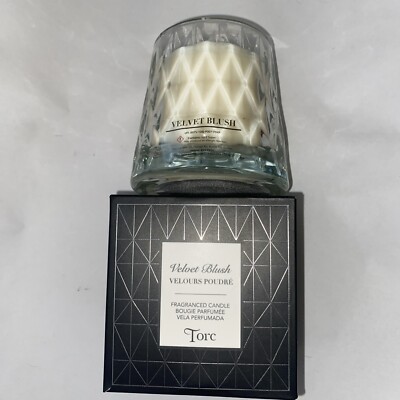 BRANDNEU TORC DUFTKERZE VELVET BLUSH in Box 55 Stunden Brenndauer