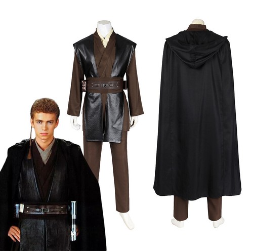 Star Wars Anakin Skywalker Cosplay Costume Uniform Halloween Outfit