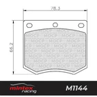 Mintex Racing MGB633 M1144 High Performance Brake Pads