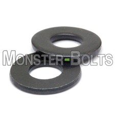 5/16" - Bulk 25 lb Box - SAE Flat Washer Steel w/ Black Oxide - Approx 4,980 pcs