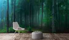 3D Peaceful Forest G1350 Wallpaper Wall Mural...