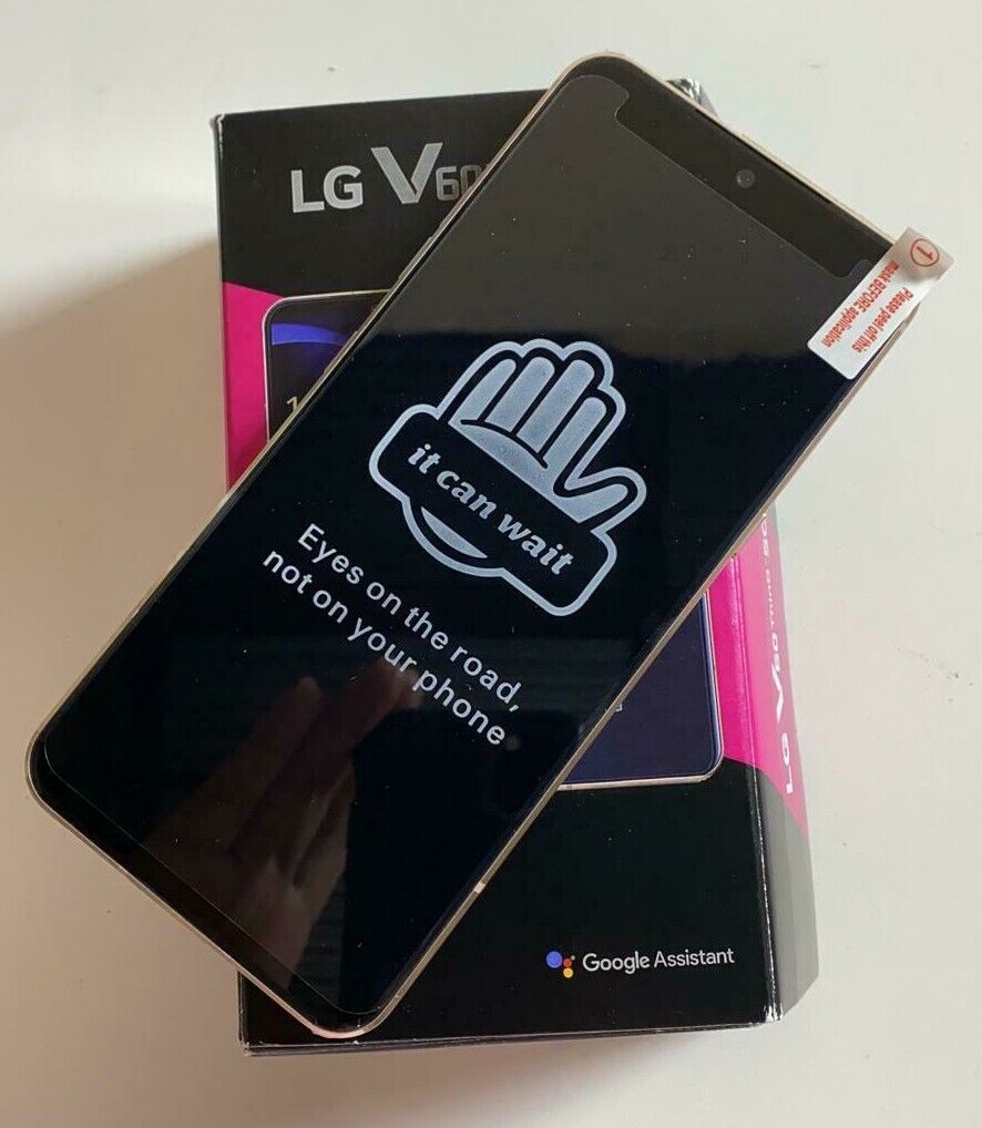 LG V60 ThinQ 5G -LMV600 128GB T-Mobile GSM Blue/White Smartphone
