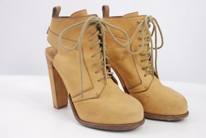 tan platform booties
