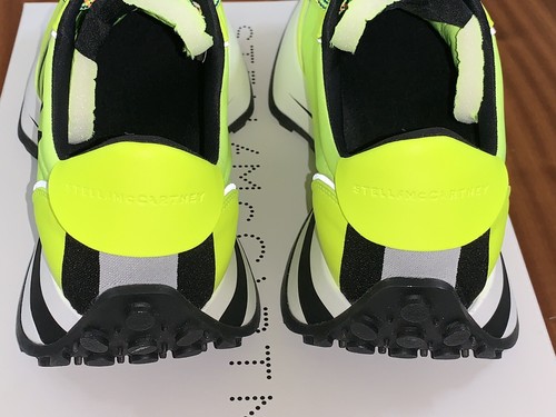 STELLA MCCARTNEY RECLYPSE WOMEN LOW TOP LIME SNEAKERS - Vegan Friendly -Size 8 - Picture 11 of 13