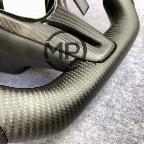 with heating ,paddles Carbon Fiber Steering Wheel Fit For Infiniti Q60 Q50 QX50 - Picture 5 of 6