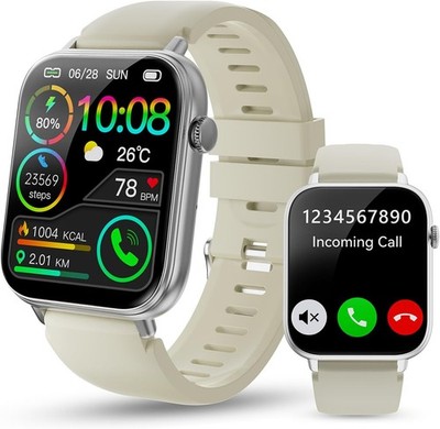 Smartwatch Herren Damen mit Telefonfunktion Armbanduhr Watch für Android IOS