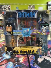 2003 Batman Animated Series 4-Pack Gotham City Catwoman   Joker   Two Face - New