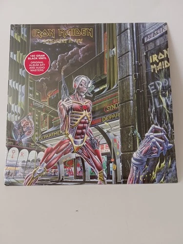 Iron Maiden Somewhere in Time 180 gram Black Vinyl LP 2014 - Sealed