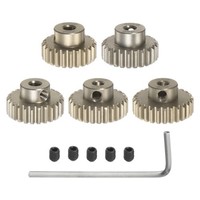 "M0.6 Ritzel-Set 3.175Mm (1/8\") Welle 23T 24T 25T 26T 27T Motorritzel(5 StüCk)"