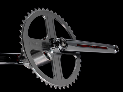 REDLINE FLIGHT CRANKSET 401 FLIGHT 175MM CHROME SINGLE PINCH | eBay