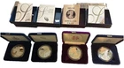 Lot Of Four (4) American Eagle One Ounce Silver Proof Coins 1987 2007 2008 2016