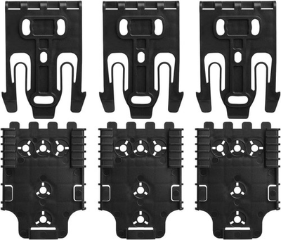 #ad 3 Packs QLS Kit Quick Locking System Kit with Locking Fork and Receiver Pla... $29.99