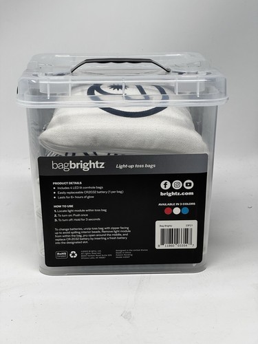 Brightz BagBrightz LED Cornhole Bags 4er Pack Cornhole Sitzsäcke, die leuchten - Bild 3 von 4