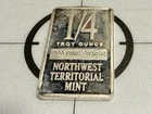 🪙🔥🚀RARE VINTAGE FRACTIONAL 1/4 Oz .999 SILVER Bar Northwest Territorial Mint