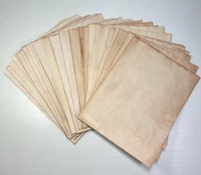 40 Onion Hand Dyed Paper 8.5" X 11" Copy Paper Mauve-brown  junk journal supply