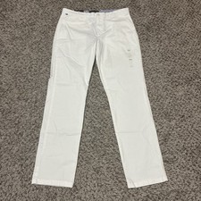 Tommy Hilfiger Mens Pants TH flex 30x30 Stright White NEW WITH TAGS