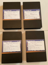 Lot 4 Sony HDCAM tapes marked  Motor City Motors  BCT-40HD Metal 50 24PsF 40-60i