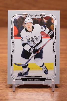 #ad #ad 2025 26 O Pee Chee Base #467 Brandt Clarke Los Angeles Kings $1.99