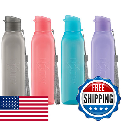 Milton Sports Water Bottle Square Juice 4 Set 17 Oz. For Juices Milk Smoothies